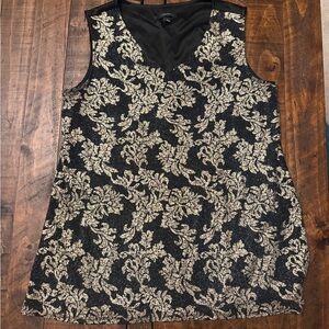 Cocomo Cream Embellished Sleeveless Blouse